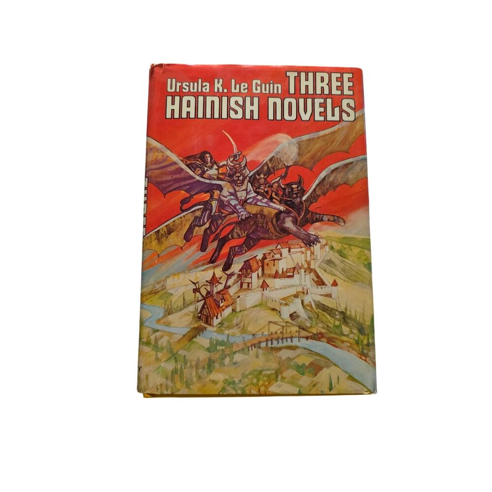 Three Hainish Novels Ursula K Le Guin HC DJ Book Club Edition Nelson Doubleday